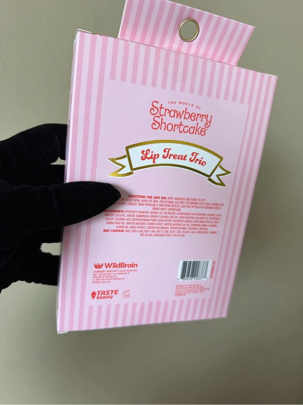 Strawberry Shortcake Kids Pink Lip Treat Trio.NWT